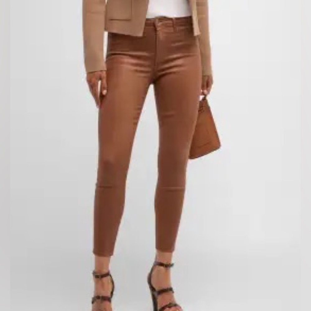 L’agence brown coated jeans